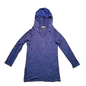 LOVE DELIRIOUS maternity long sleeve navy hoodie. Size XL. EXCELLENT CONDITION!